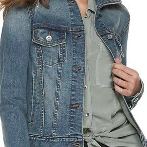 Rock & Republic Distressed Jean Jacket